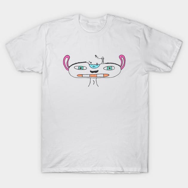 Madame Schlappy, The Forehead Swimming Pool Mistress T-Shirt by G-Worthy